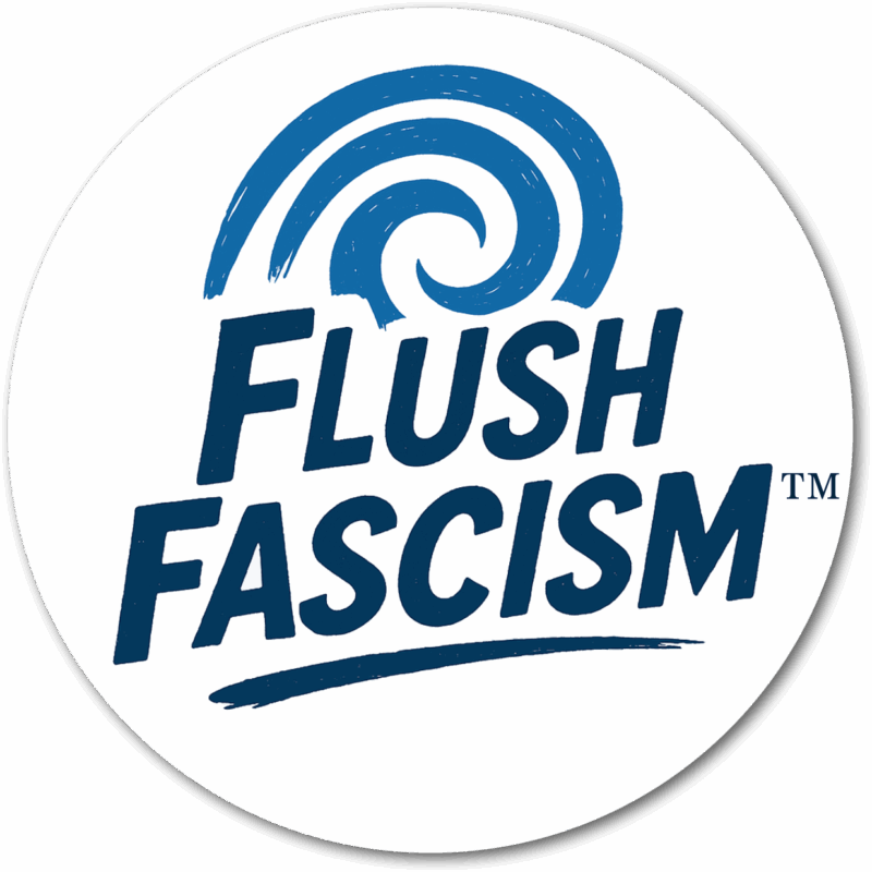 Flush Fascism Logo - trade marked