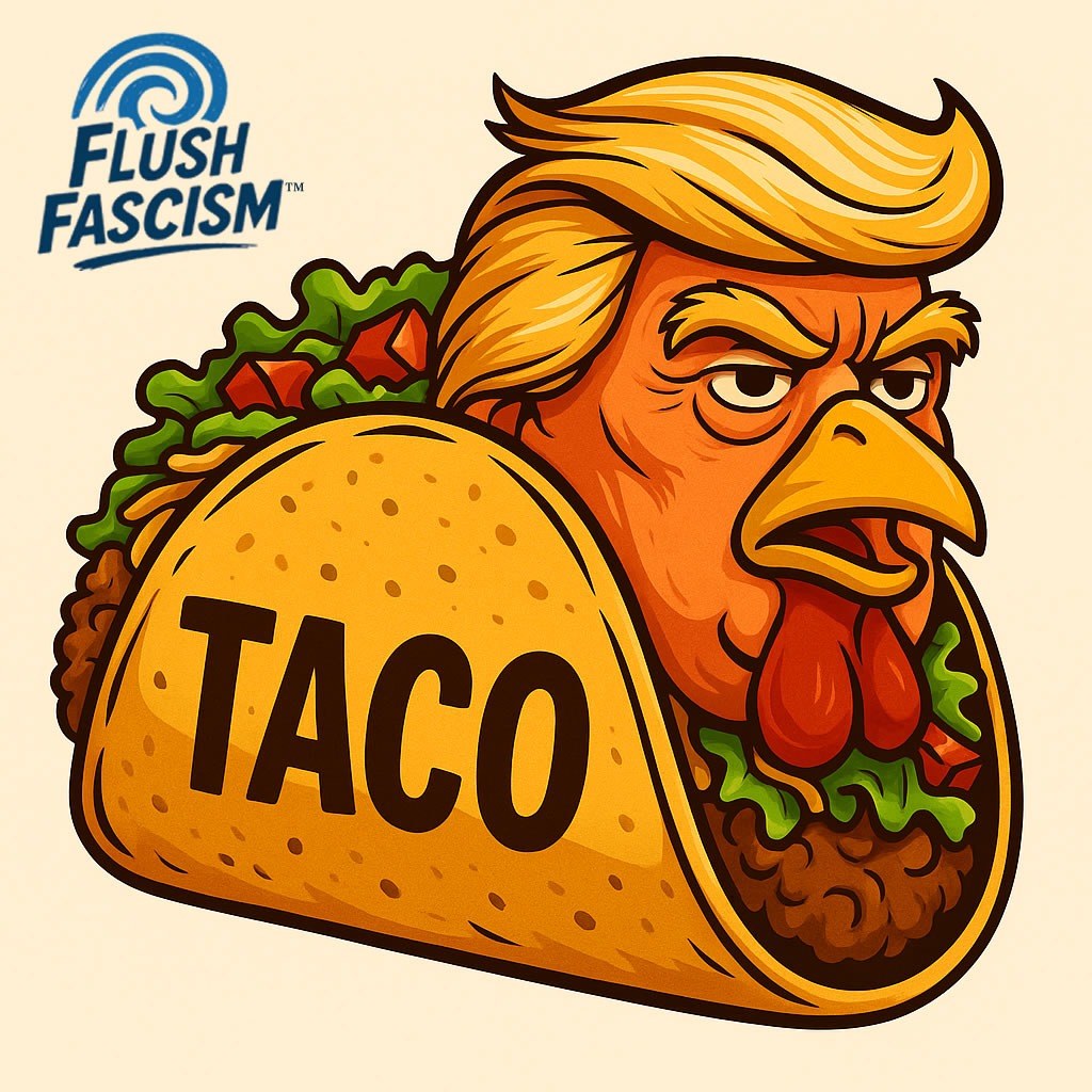 Trump Always Chickens Out